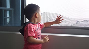 The beauty of child protection window screens